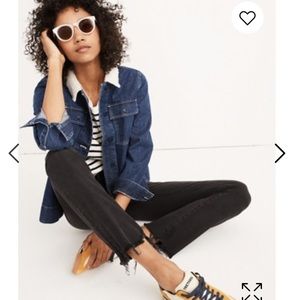 Madewell Cali Demi-Boot Jeans, Chewed-Hem tall 28